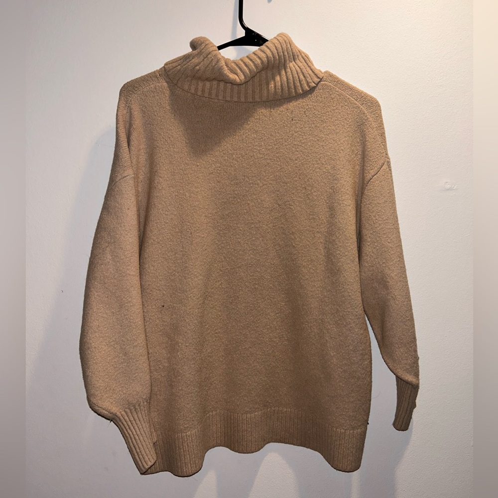 & Other Stories beige turtleneck, Los Angeles atelier